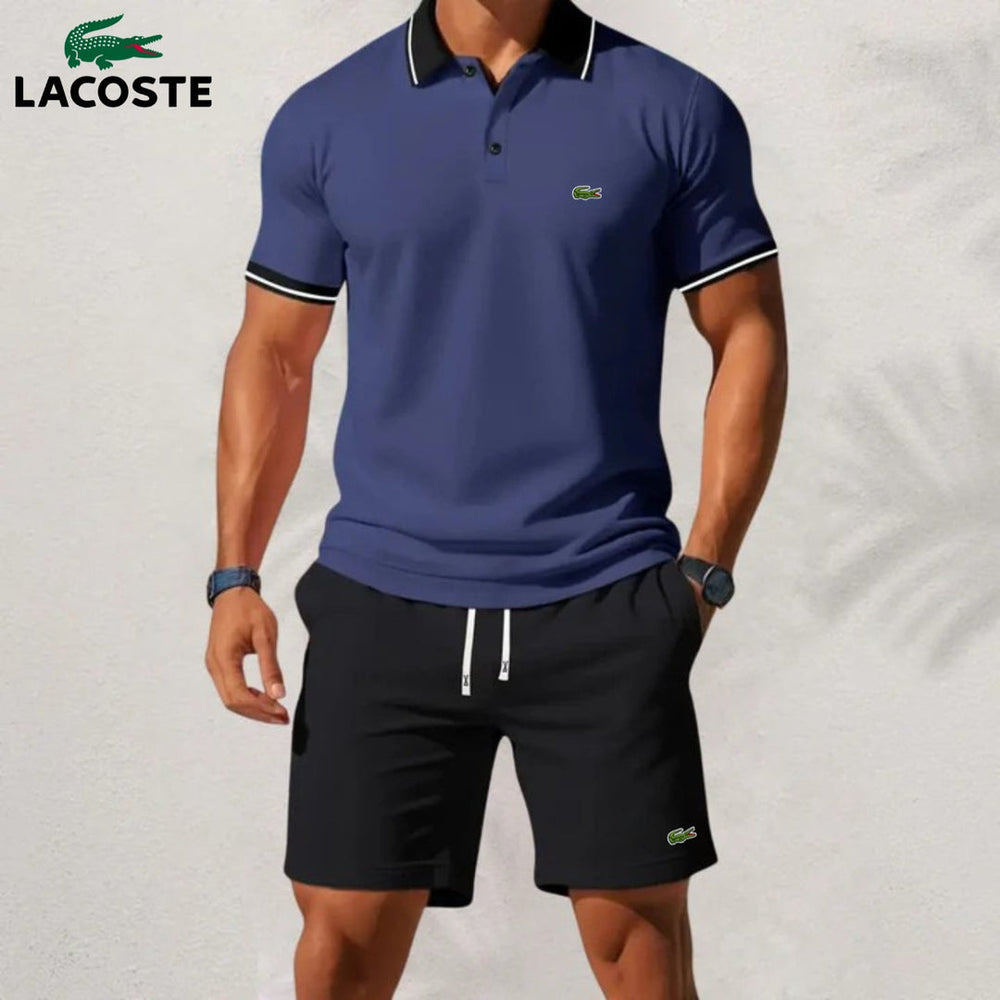 Set of polo shirt and shorts